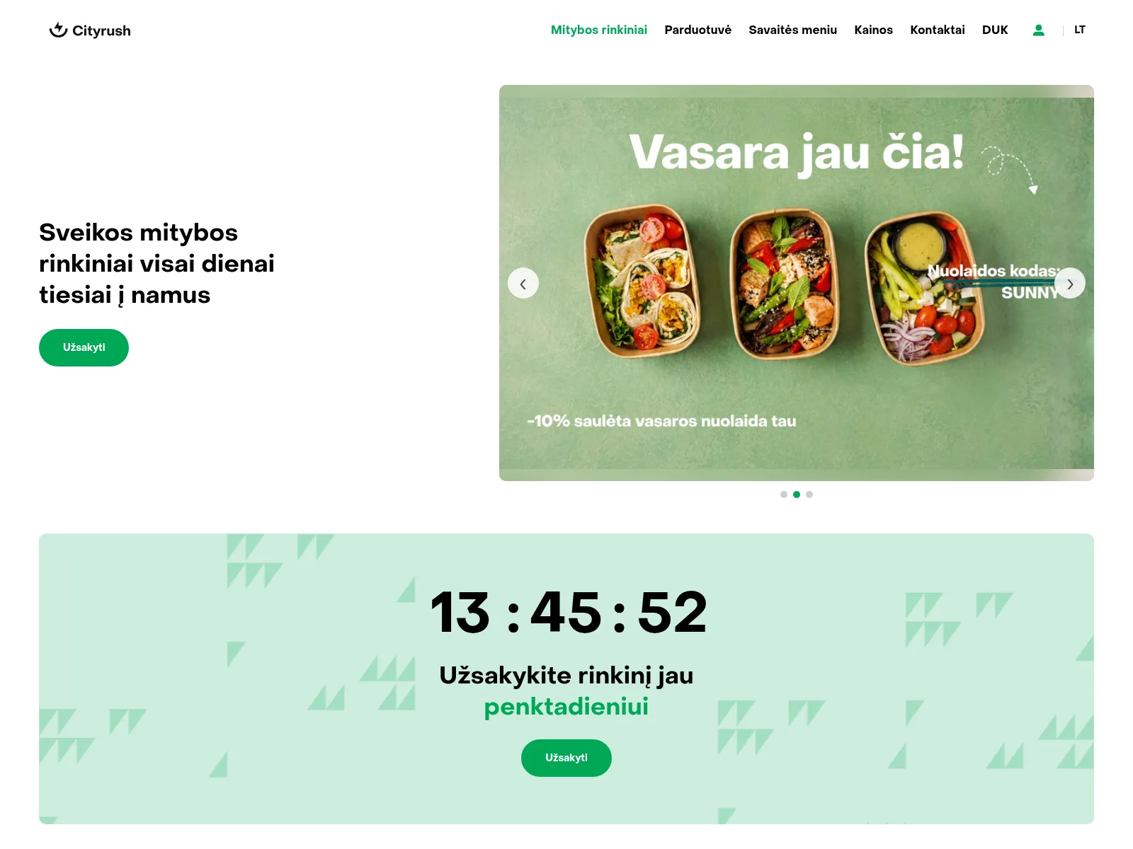 CITYRUSH — Web sistema ir integracija