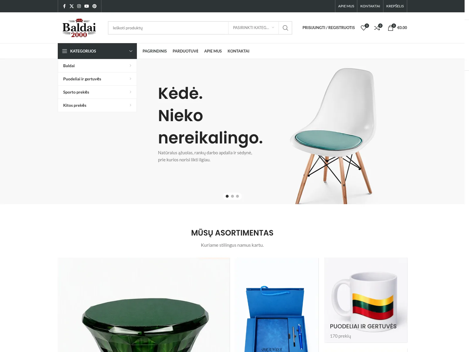 BALDAI2000 — E-komercijos platforma